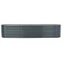 Arriate de acero galvanizado gris 400x80x81 cm de vidaXL, Maceteros y jardineras - Ref: Foro24-45521, Precio: 284,27 €, Descu...