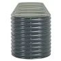 Arriate de acero galvanizado gris 400x80x81 cm de vidaXL, Maceteros y jardineras - Ref: Foro24-45521, Precio: 284,27 €, Descu...