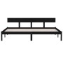 Estructura de cama madera maciza Super King negra 180x200 cm de , Camas y somieres - Ref: Foro24-810166, Precio: 153,10 €, De...