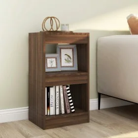 Estantería/divisor de espacios roble marrón 40x30x72 cm de , Librerías y estanterías - Ref: Foro24-813586, Precio: 41,08 €, D...