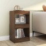 Estantería/divisor de espacios roble marrón 40x30x72 cm de , Librerías y estanterías - Ref: Foro24-813586, Precio: 41,68 €, D...