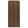 Estantería/divisor de espacios roble marrón 40x30x72 cm de , Librerías y estanterías - Ref: Foro24-813586, Precio: 41,68 €, D...
