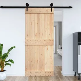 Puerta NARVIK madera maciza pino 70x210 cm de , Puertas - Ref: Foro24-154430, Precio: 110,22 €, Descuento: %