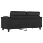 Sofá de 2 plazas de cuero sintético negro 140 cm de , Sofás - Ref: Foro24-359583, Precio: 227,47 €, Descuento: %