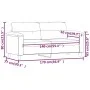 Sofá de 2 plazas de cuero sintético negro 140 cm de , Sofás - Ref: Foro24-359583, Precio: 227,47 €, Descuento: %