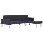 Sofá cama en forma de L poliéster gris oscuro de , Sofás - Ref: Foro24-282304, Precio: 399,81 €, Descuento: %