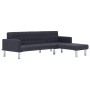 Sofá cama en forma de L poliéster gris oscuro de , Sofás - Ref: Foro24-282304, Precio: 435,98 €, Descuento: %
