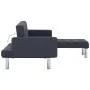 Dark gray polyester L-shaped sofa bed by , Sofas - Ref: Foro24-282304, Price: 399,81 €, Discount: %