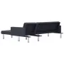Sofá cama en forma de L poliéster gris oscuro de , Sofás - Ref: Foro24-282304, Precio: 399,81 €, Descuento: %