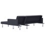 Sofá cama en forma de L poliéster gris oscuro de , Sofás - Ref: Foro24-282304, Precio: 435,98 €, Descuento: %