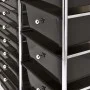 XXL portable storage cart with 15 black plastic drawers by , Cargo forklifts - Ref: Foro24-320407, Price: 115,36 €, Discount: %