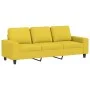 Juego de sofás 2 piezas tela amarillo claro de , Sofás - Ref: Foro24-3201903, Precio: 510,51 €, Descuento: %