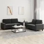 Juego de sofás 2 piezas tela negro de , Sofás - Ref: Foro24-3201886, Precio: 421,20 €, Descuento: %