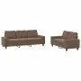 2-piece sofa set brown fabric by , Sofas - Ref: Foro24-3201901, Price: 531,11 €, Discount: %