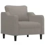 Juego de sofás con cojines 3 piezas tela gris taupe de , Sofás - Ref: Foro24-3201777, Precio: 619,51 €, Descuento: %