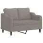 Juego de sofás con cojines 3 piezas tela gris taupe de , Sofás - Ref: Foro24-3201777, Precio: 619,51 €, Descuento: %