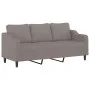 Juego de sofás con cojines 3 piezas tela gris taupe de , Sofás - Ref: Foro24-3201777, Precio: 619,51 €, Descuento: %