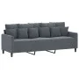 Juego de sofás con cojines 2 piezas terciopelo gris oscuro de , Sofás - Ref: Foro24-3201721, Precio: 472,92 €, Descuento: %
