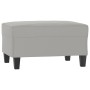 Juego de sofás con cojines 3 piezas tela microfibra gris claro de , Sofás - Ref: Foro24-3202357, Precio: 667,97 €, Descuento: %