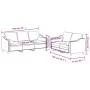 Sofa set with cushions 2 pieces cream fabric by , Sofas - Ref: Foro24-3201852, Price: 541,15 €, Discount: %