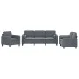 Juego de sofás con cojines 3 piezas terciopelo gris oscuro de , Sofás - Ref: Foro24-3201955, Precio: 630,46 €, Descuento: %