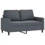Juego de sofás con cojines 3 piezas terciopelo gris oscuro de , Sofás - Ref: Foro24-3201955, Precio: 630,46 €, Descuento: %