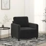Sillón de terciopelo negro 60 cm de , Sofás - Ref: Foro24-359427, Precio: 143,91 €, Descuento: %