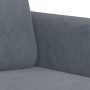 Sofá de 2 plazas de terciopelo gris oscuro 120 cm de , Sofás - Ref: Foro24-359433, Precio: 189,66 €, Descuento: %