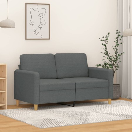 Sofá de 2 plazas de tela gris oscuro 120 cm de , Sofás - Ref: Foro24-359471, Precio: 238,58 €, Descuento: %