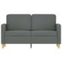 Sofá de 2 plazas de tela gris oscuro 120 cm de , Sofás - Ref: Foro24-359471, Precio: 238,58 €, Descuento: %