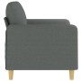 Sofá de 2 plazas de tela gris oscuro 120 cm de , Sofás - Ref: Foro24-359471, Precio: 238,58 €, Descuento: %
