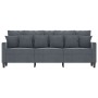 Sofá de 3 plazas terciopelo gris oscuro 180 cm de , Sofás - Ref: Foro24-359314, Precio: 242,10 €, Descuento: %