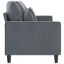 Sofá de 3 plazas terciopelo gris oscuro 180 cm de , Sofás - Ref: Foro24-359314, Precio: 254,40 €, Descuento: %