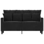 Sofá de 2 plazas terciopelo negro 120 cm de , Sofás - Ref: Foro24-359298, Precio: 232,07 €, Descuento: %