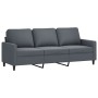 Juego de sofás con cojines 2 piezas terciopelo gris oscuro de , Sofás - Ref: Foro24-3201517, Precio: 477,48 €, Descuento: %