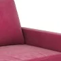 Juego de sofás con cojines 2 piezas terciopelo rojo tinto de , Sofás - Ref: Foro24-3201520, Precio: 430,14 €, Descuento: %