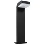Lámpara LED de pared para jardín ovalada negra 9 W de vidaXL, Iluminación de exterior - Ref: Foro24-45653, Precio: 52,73 €, D...