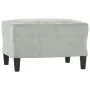 Light gray velvet 3-piece sofa set by , Sofas - Ref: Foro24-3202024, Price: 477,07 €, Discount: %