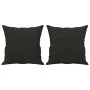 Juego de sofás con cojines 3 piezas tela negro de , Sofás - Ref: Foro24-3202114, Precio: 511,60 €, Descuento: %