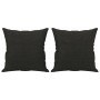 Juego de sofás con cojines 3 piezas tela negro de , Sofás - Ref: Foro24-3202114, Precio: 530,49 €, Descuento: %