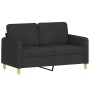 Juego de sofás con cojines 3 piezas tela negro de , Sofás - Ref: Foro24-3202058, Precio: 742,27 €, Descuento: %
