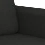 Sofagarnitur mit Kissen 3-teilig aus schwarzem Stoff von , Sofas - Ref: Foro24-3202058, Preis: 728,65 €, Rabatt: %