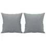 Juego de sofás con cojines 3 piezas tela gris claro de , Sofás - Ref: Foro24-3202070, Precio: 614,22 €, Descuento: %