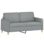 Juego de sofás con cojines 2 piezas tela gris claro de , Sofás - Ref: Foro24-3202102, Precio: 456,74 €, Descuento: %