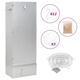 BBQ-Räucherofen mit Kaltrauchgenerator aus verzinktem Stahl von , Grillen - Ref: Foro24-3200752, Preis: 225,25 €, Rabatt: %