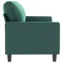 Sofá de 3 plazas terciopelo verde oscuro 180 cm de , Sofás - Ref: Foro24-359211, Precio: 280,08 €, Descuento: %