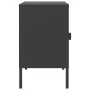 Mesitas de noche 2 unidades vidrio y acero negro 50x35x60 cm de , Mesitas de noche - Ref: Foro24-3211825, Precio: 195,27 €, D...