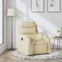 Sillón reclinable de tela crema de , Sillones - Ref: Foro24-373471, Precio: 244,50 €, Descuento: %