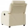 Sillón reclinable de tela crema de , Sillones - Ref: Foro24-373471, Precio: 244,50 €, Descuento: %