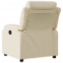 Sillón reclinable de tela crema de , Sillones - Ref: Foro24-373471, Precio: 248,29 €, Descuento: %
